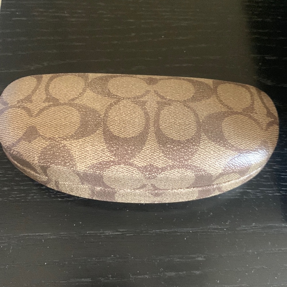 Coach eyeglass case